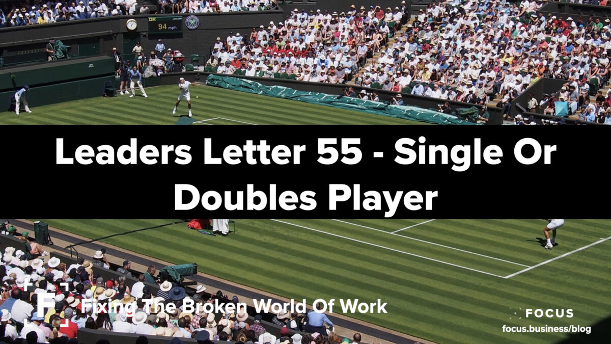 Single Or Doubles Player - leaders letter 55