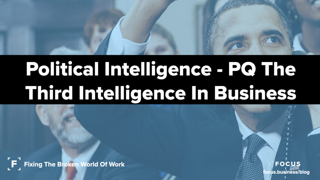 Political Intelligence - PQ the third intelligence in business
