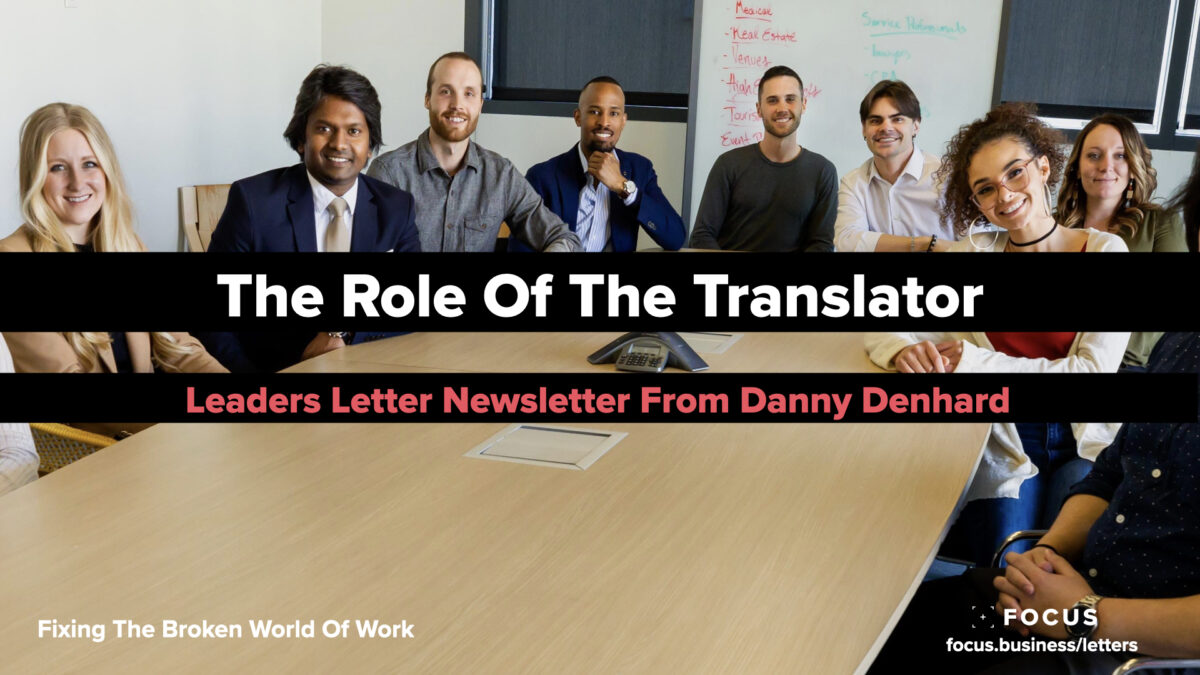 The Role Of The Translator - Leaders Letter 93